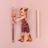 Envío Gratis Juguetes de Marionetas de Sombra de Madera Viaje al Oeste Marioneta Sun Wukong Juguetes de Marionetas de Sombra Nostálgicos Tradicionales Marioneta de Sombra Cultural y Creativo