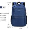 Nova mochila para ensino médio, faculdade, bolsa escolar com logo estampado, bolsa executiva para homens, para computador de 15,6 polegadas, casual, moda