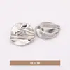 Broche de metal amassado, fecho de corsage retrô estiloso, acessório para roupa, pino antiderrapante