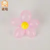 DIY Acrílico Flor de Cinco Pétalas Gelatina Girassol Pingente para Celular Acessórios de Joia Contas Soltas Acessórios para Cabelo Acessórios