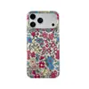 Design floral retrô para outono e inverno, adequado para capas de celular iPhone 17 Pro Max e Apple 18 Pro, IMD de camada dupla, para mulheres, modelos 16/15