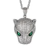 2025 Nueva Cadena con Colgante Personalizado Estilo Retro Leopardo Europeo y Americano Zhuangshengsheng Joyería