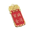 Pingente de garra de caranguejo estilo chinês atraindo fortuna, traz grande riqueza, amuleto de caranguejo, cura todas as doenças, acessório de chaveiro, ornamento