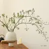 Ramo de Flores Secas Wabi-Sabi Recién Cortado para Decoración de Sala de Estar, Flores Reales en Jarrón, Adorno de Ramas Secas