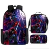 Liberación Rápida Transfronteriza Spider-Man Spider-Man Mochila Escolar Estudiante Niños Bolsa Escolar Periférica Bolso Escolar de Hombro Juego de Tres Piezas