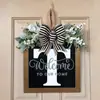 Decoración Personalizada para Puerta Principal Transfronteriza de 26 Letras, Cartel para Puerta, Arreglo de Accesorios, Artesanías de Madera, Adornos Colgantes