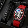 Reloj de Moda Hueco para Hombre Richard's con Correa de Silicona, Reloj de Cuarzo, Artículo Popular de Comercio Exterior al por Mayor