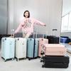 Maleta de equipaje gruesa de gran capacidad para mujer, maleta universal de 28 pulgadas con ruedas y barra de acoplamiento, maleta de cuero con contraseña de 26 pulgadas, maleta duradera para hombre