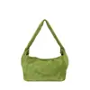 Bolso de Mano Retro de Gamuza Escarchada para Mujer 2025 Otoño Tendencia Simple Europea y Americana Bolso de Hombro Único de Gama Alta