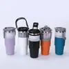 Taza de coche con asa para pajita, taza Ice Bully de acero inoxidable 304, gran capacidad, múltiples modelos, color en stock, suministro