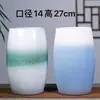 Yixing Maceta Grande de Cerámica Gruesa para Suculentas Tocón Viejo Planta Verde Maestro Tocón de Acantilado Retro Simple Transpirable Maceta de Cerámica