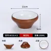 Tazones pequeños de plástico de melamina tamaño A5, aptos para uso comercial en comedores, tazones para sopa, restaurantes de hot pot, tazones para salsas para mojar, tazones para avena y restaurantes de comida rápida; estos cuencos están diseñados para imitar la apariencia de la porcelana