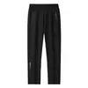 Pantalones Largos de Seda de Hielo Transfronterizos Talla Europea para Hombre, Pantalones Deportivos Casuales Finos de Verano, Pantalones Rectos Sueltos de Secado Rápido para Hombre, Comercio Exterior