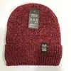 Gorro de Lana para Hombre Otoño e Invierno Nuevo Cálido Gorro de Punto Protección para los Oídos al Aire Libre Gorro de Deslizamiento Gorro Grueso con Felpa Europeo y Americano