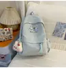Mochila de dibujos animados muy atractiva y linda para estudiantes de secundaria femeninas, de nicho, simple, ligera, casual, ideal para viajar, mochila de doble hombro de gran capacidad
