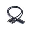 Cabo de Carregamento USB Android Tipo-C Fêmea para 2 USB Macho Um-Para-Dois 3A Cabo de Carregamento para Celular Tablet