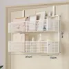 Estante de Almacenamiento con Gancho para Colgar en la Puerta, Organizador de Almacenamiento de Bolsas sin Taladro, Estante de Almacenamiento de Múltiples Niveles, Colgador de Sombreros para Montar en la Pared