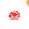 Remate Broche de Corazón de Dibujos Animados Insignia Linda Broche de Aleación Broche de Payaso Pequeño Imperdible Anti-Exposición