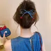 Pingente de Cereja Tira Laço Clipe Torcido para Mulheres 2025 Novo Clipe de Tubarão de Alta Qualidade na Parte de Trás da Cabeça Presilha Doce e Descolada para Cabelo