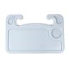 Mesa Pequeña para Volante de Coche, Portavasos para Coche, Portavasos de Agua, Mesa de Comedor, Bandeja Multifuncional de Almacenamiento para Oficina en el Coche