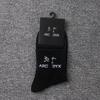 Calcetines de otoño e invierno para mujer hasta media pantorrilla blanco y negro estilo campus NY calcetines para pareja barras paralelas letras running hip hop media pantorrilla Deportes calcetines para hombre