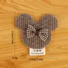 En Stock Atmósfera Otoño e Invierno Color Té con Leche Conejo Oso Mariposa Pendientes DIY Accesorios para el Cabello Accesorios Materiales