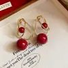 Modernos y Minimalistas Brazaletes para Oreja Retorcidos de Piedra Ojo de Tigre para Mujer, Pendientes Versátiles Vintage, Accesorios para Orejas de Otoño e Invierno con un Toque de Lujo Ligero y de Alta Gama
