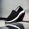 Zapatos para Hombre, Zapatos de Tela de Pekín para Padres de Mediana Edad y Mayores, Zapatos de Trabajo para Hombre para Sitios de Construcción, Resistentes al Desgaste, Antiolor, Antideslizantes