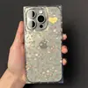 Funda Protectora Transparente de Cristal de Hielo Cuadrada Anti-Caídas para Teléfono Móvil Adecuada para el Estuche del Teléfono Móvil Apple 14 Estilo Creativo Ins Japonés y Coreano Tendencia