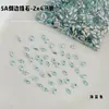 Rhinestones para decoración de uñas de circón marquise, rhinestones marquise brillantes de moda, rhinestones de forma irregular de base plana, accesorios de uñas usables