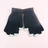 Guantes táctiles acrílicos para hombre y mujer, cálidos, resistentes al frío, de punto, con cinco dedos separados, para otoño e invierno, para mecanografía y ciclismo.