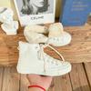 Zapatos de lona 2022 para mujer, zapatos blancos de invierno de terciopelo, zapatos de mujer transpirables, diseño de nicho chic, zapatos de tabla que combinan con todo en