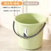 Balde de Armazenamento de Água de Grande Capacidade com Tampa, Balde de Plástico Espessado para Uso Doméstico, Conjunto de Baldes para Dormitório Estudantil, Balde para Imersão dos Pés e Lavanderia