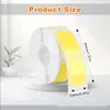 Papel Térmico de Etiquetas a Prueba de Cuatro Elementos Adecuado para Yakolai D30 Ningyou P15 Papel Térmico Autoadhesivo Impermeable Resistente al Desgarro
