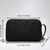 Bolsa de Mão Impermeável de Cor Sólida para Fones de Ouvido, Power Bank, Maquiagem, Artigos Diversos Bolsa de Armazenamento Bolsa Portátil Simples para o Dia a Dia