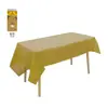 Mantel desechable de plástico con impresión de color sólido, película de aluminio PE impresa, monocromática, para escritorio, venta al por mayor