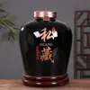 Jingdezhen Jarra de Vinho de Cerâmica Selada Doméstica 3/5/10/20/30/ 25kg Garrafa de Vinho Tanque para Fabricação de Vinho Adega Jarra de Vinho