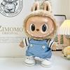 [Solo Ropa de Bebé] Ropa de Reemplazo para Muñeco de Peluche de Vinilo Labubu de 38 cm Falda Mokoko para Muñeco Labubu