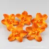 Nova Flor de Seda Exquisita Simulada Cabeça de Orquídea Gato Flor de Penteado DIY Headdress da Dinastia Han Aro de Cabelo Corsage Flor Decorativa Flor Artificial
