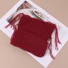 Boné de lã com borla feminino, chapéu de orelha de gato tricotado para outono e inverno, proteção engraçada para orelhas, boné de malha quente, coreano, para todos os tipos de combinações