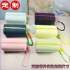 Bolsa cosmética de silicona personalizada por el fabricante, Bolsa de almacenamiento de regalo para viajes, Bolsa portátil para guardar labiales, Bolsa para brochas de maquillaje