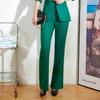 Traje ajustado estilo coreano de primavera, otoño e invierno, traje de ropa de trabajo para ventas de cuello blanco, chaqueta de traje moderna y atmosférica para mujer