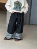 Pantalones para Niños Jeans para Niños 2025 Primavera y Otoño Estilo Coreano Nuevos Jeans de Pierna Ancha para Niños y Niñas Pantalones de Empalme para Bebé