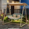 Silla Mecedora de Exterior, Silla Colgante, Cuna Doble para Patio, Hamaca para Terraza de Casa, Jardín, Patio Pequeño, Cesta Colgante, Columpio de Exterior