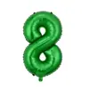 Globos Digitales de 32 pulgadas Empacados Individualmente, Decoraciones de Cumpleaños Versión Americana, Globos Decorativos Flotantes de Papel de Aluminio con Helio
