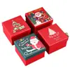 Nueva Caja de Regalo Navideña Caja de Empaque Roja Grande de Cielo y Tierra Caja de Manzana para Nochebuena Caja de Regalo de Snacks Caja de Regalo