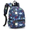 Nova Mochila Escolar Infantil de 13 polegadas Estampa de Desenho Animado Mochila Redutora de Carga Casual Mais Fácil de Combinar Proteção da Coluna Vertebral Mochila para Passeio de Primavera