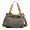 Nueva Bolsa de Lona Transfronteriza Europea y Americana para Mujer, Bolso de Hombro Casual para Mujer, Bolso Cruzado de Lona para Mujer, Bolso Casual de Gran Capacidad