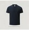 Refrigerante, Transpirable, Elástico, Corte 3D, Camiseta de Manga Corta para Hombre de Verano con Cuello Henley Retro