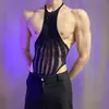 Lencería Sexy Lobe, Lencería Uniforme Sexy Ajustada de una Pieza, Malla Transparente Calada sin Espalda con Cuellohalter Nuevo Estilo Ropa de Red